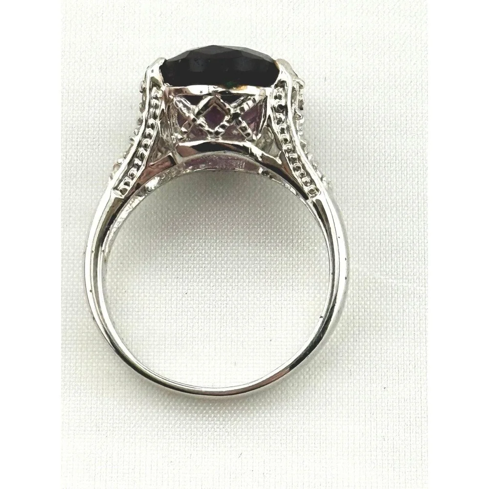Premier Design amethyst and rhinestone ring size 7